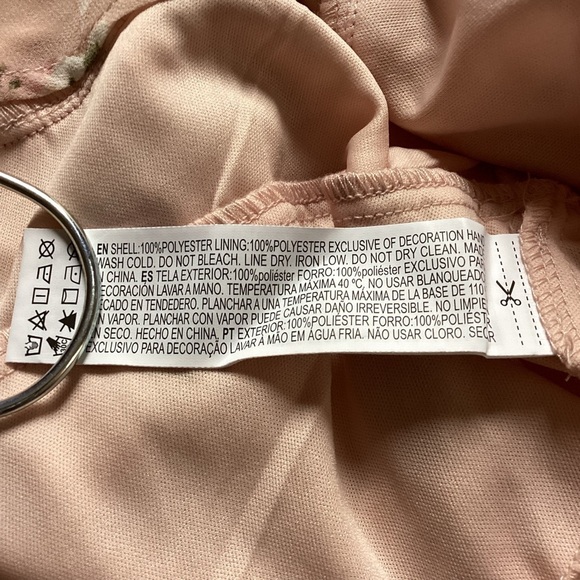 Forever 21 NWT Drop Waist Womens Long Sleeve Floral Fit + Flare Dress Juniors S - Picture 6 of 7